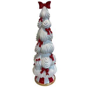 Bella Lux Red Bow White Valentine's Day Tree MacKenside Child Style Base Resin